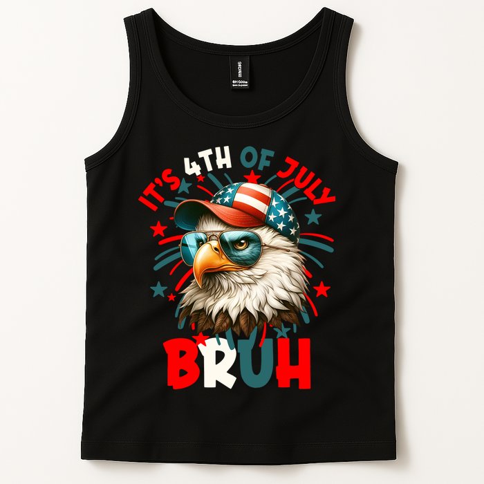 Bruh 4th Of July Bald Eagle Funny Tank Top
