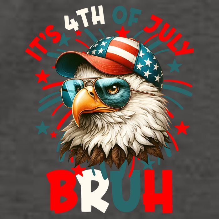 Bruh 4th Of July Bald Eagle Funny Vector Backpack