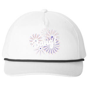 Bang 4th Of July Firework Snapback Five-Panel Rope Hat