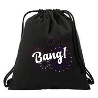 Bang 4th Of July Firework Drawstring Bag
