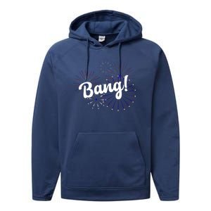 Bang 4th Of July Firework Performance Fleece Hoodie