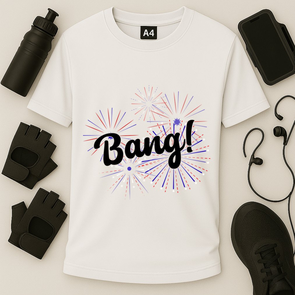 Bang 4th Of July Firework Performance Shirt