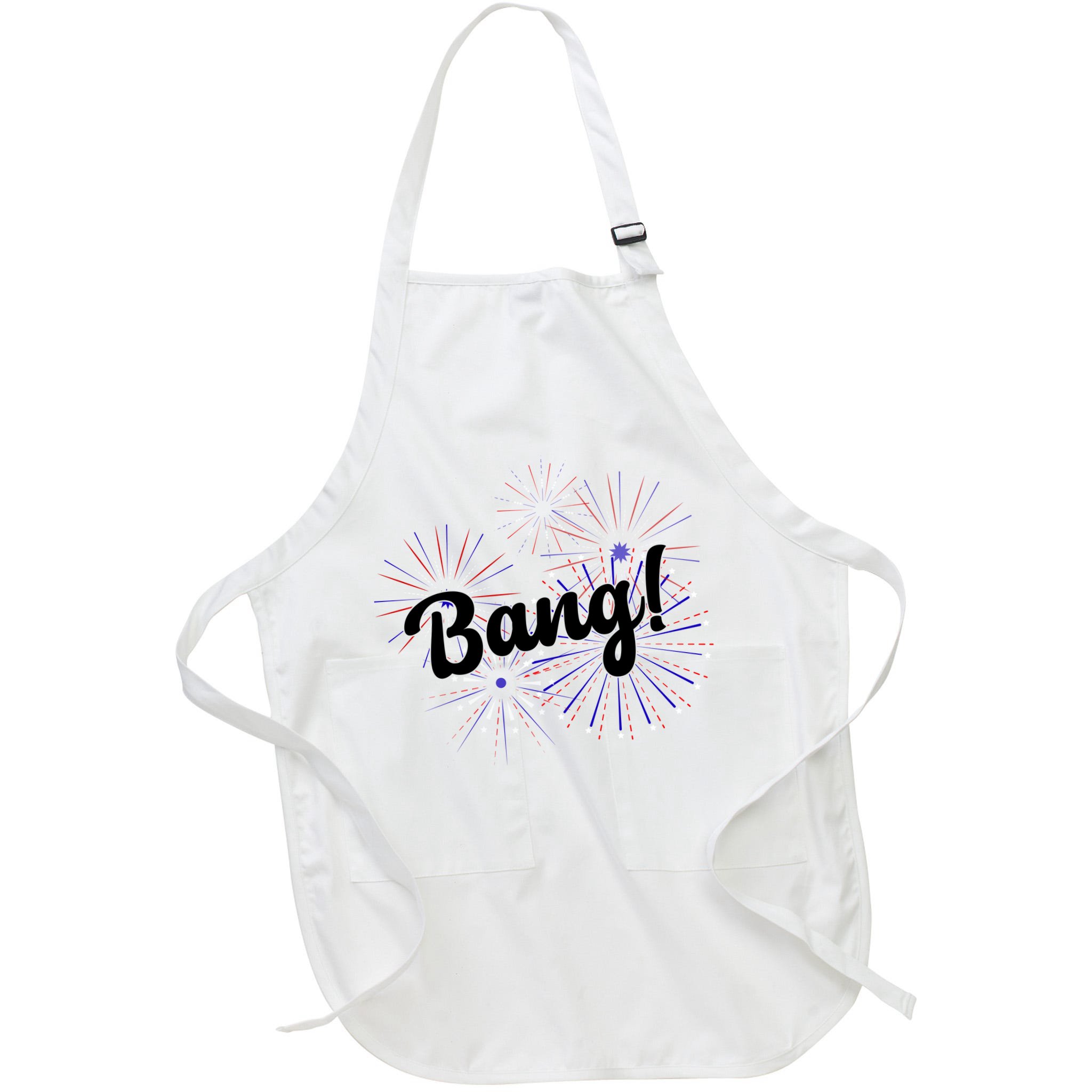 Bang 4th Of July Firework Apron