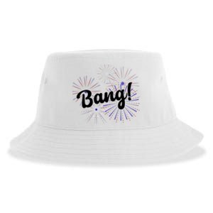 Bang 4th Of July Firework Sustainable Bucket Hat