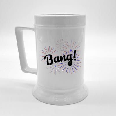 Bang 4th Of July Firework Beer Stein