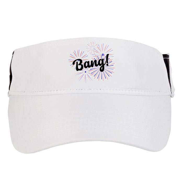 Bang 4th Of July Firework Adult Drive Performance Visor