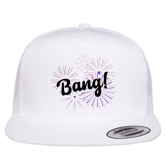 Bang 4th Of July Firework Flatbill Hat