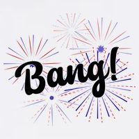 Bang 4th Of July Firework Flatbill Hat