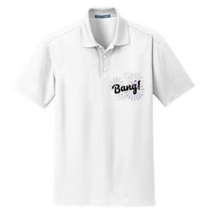 Bang 4th Of July Firework Dry Zone Grid Polo