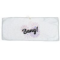 Bang 4th Of July Firework Large Microfiber Waffle Golf Towel