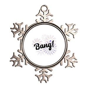 Bang 4th Of July Firework Metallic Star Ornament