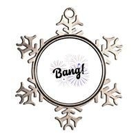 Bang 4th Of July Firework Metallic Star Ornament