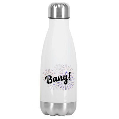 Bang 4th Of July Firework Stainless Steel Insulated Water Bottle