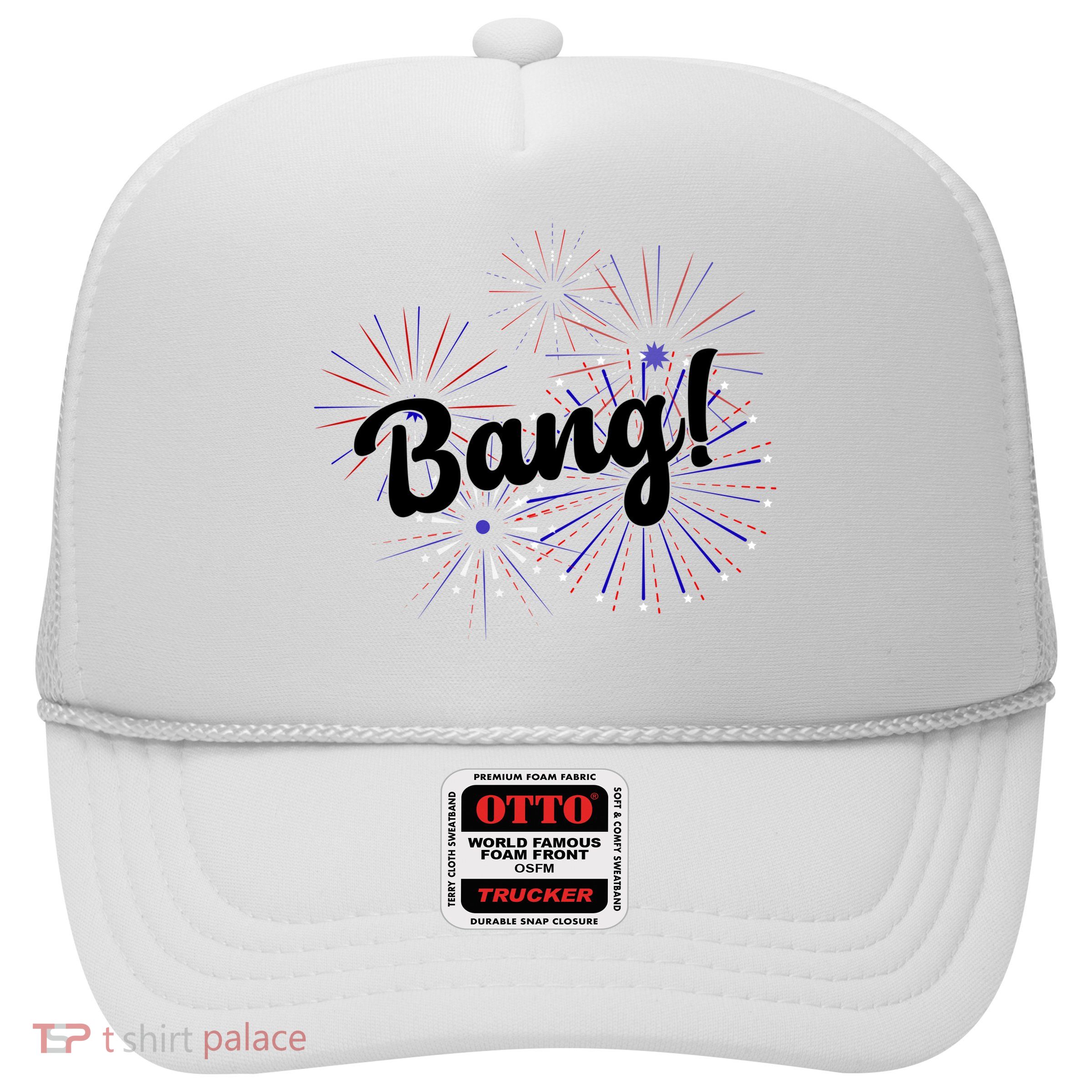 Bang 4th Of July Firework Trucker Hat