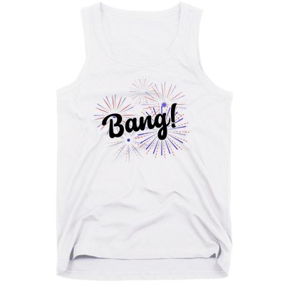 Bang 4th Of July Firework Tank Top