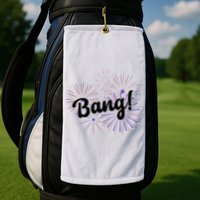 Bang 4th Of July Firework Golf Towel