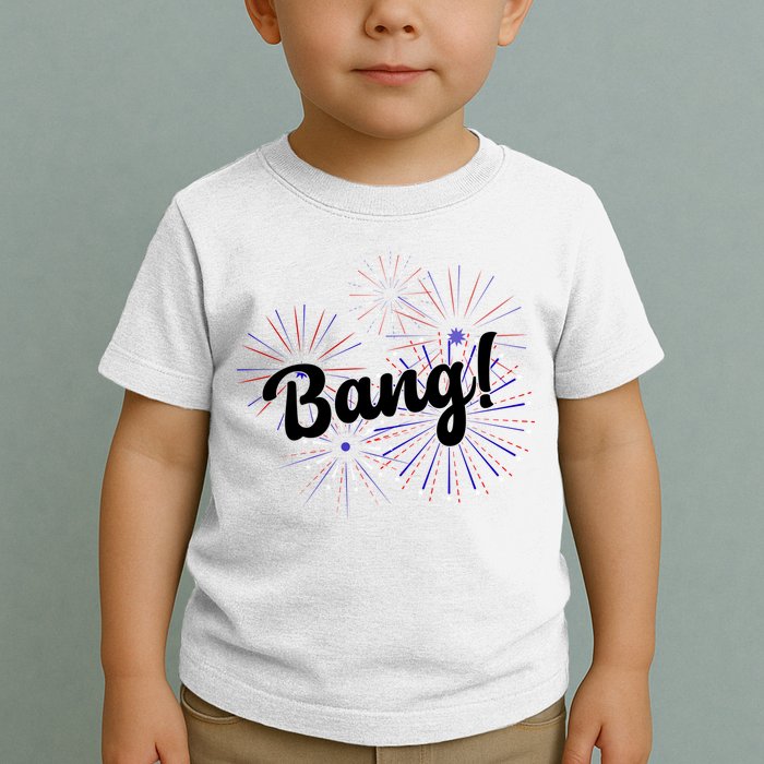 Bang 4th Of July Firework Toddler T-Shirt