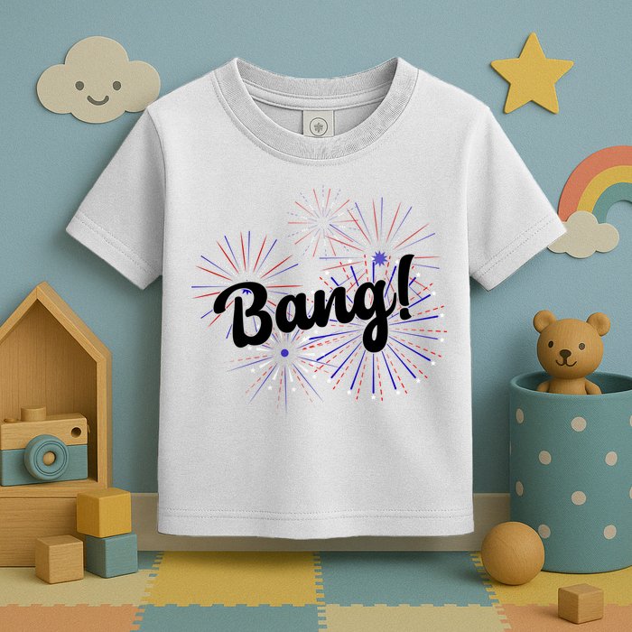 Bang 4th Of July Firework Toddler T-Shirt