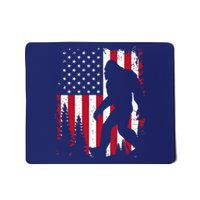 Bigfoot 4th of July American USA Flag Patriotic Mousepad