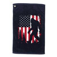 Bigfoot 4th of July American USA Flag Patriotic Platinum Collection Golf Towel