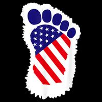 Bigfoot 4th Of July Bigfoot American Flag Impact Tech Backpack