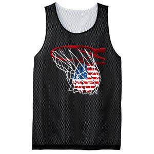 Basketball 4th Of July American Flag Patriotic Mesh Reversible Basketball Jersey Tank