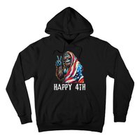 Bigfoot 4th Of July Happy 4th Patriotic Usa Teens Tank Top Hoodie