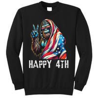 Bigfoot 4th Of July Happy 4th Patriotic Usa Teens Tank Top Sweatshirt