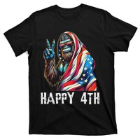 Bigfoot 4th Of July Happy 4th Patriotic Usa Teens Tank Top T-Shirt