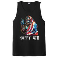 Bigfoot 4th Of July Happy 4th Patriotic Usa Teens Tank Top PosiCharge Competitor Tank