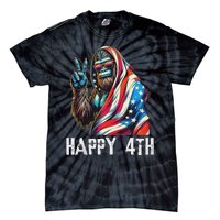 Bigfoot 4th Of July Happy 4th Patriotic Usa Teens Tank Top Tie-Dye T-Shirt