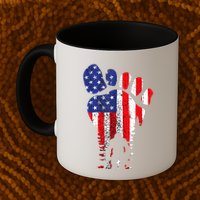 Bigfoot 4th Of July Sasquatch American Flag Patriotic Mug