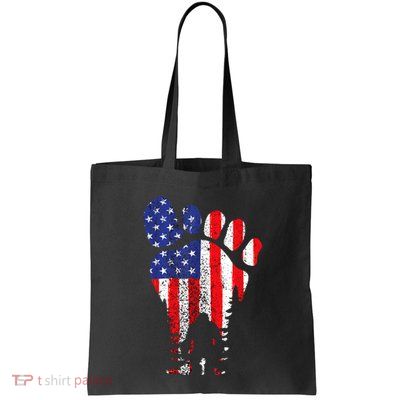 Bigfoot 4th Of July Sasquatch American Flag Patriotic Bag