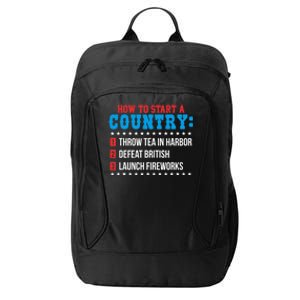 Boston 4th of July Funny Tea Party Patriotic Patriot Gift City Backpack