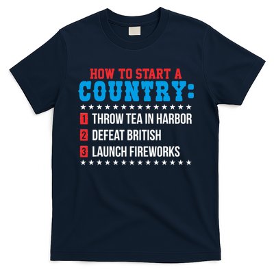 Boston 4th of July Funny Tea Party Patriotic Patriot Gift T-Shirt