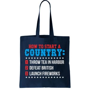 Boston 4th of July Funny Tea Party Patriotic Patriot Gift Tote Bag