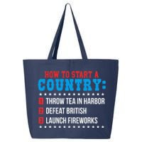 Boston 4th of July Funny Tea Party Patriotic Patriot Gift 25L Jumbo Tote