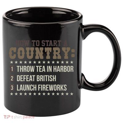 Boston 4th Of July Funny Tea Party Patriotic Patriot Gift Cool Gift 11oz C Handle Ceramic Mug