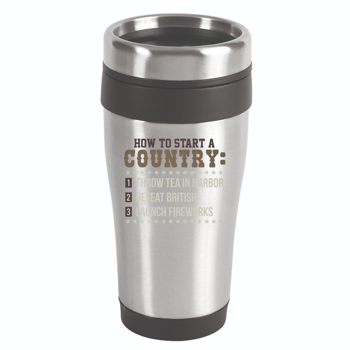Boston 4th Of July Funny Tea Party Patriotic Patriot Gift Cool Gift 16oz Travel Tumbler