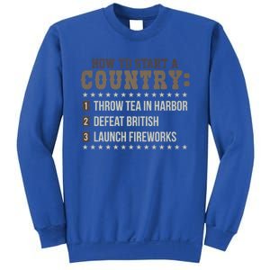 Boston 4th Of July Funny Tea Party Patriotic Patriot Gift Cool Gift Sweatshirt