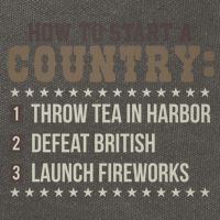 Boston 4th Of July Funny Tea Party Patriotic Patriot Gift Cool Gift Cotton Canvas Backpack