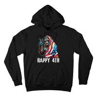 Bigfoot 4th Of July Happy 4th Patriotic Usa Teens Hoodie