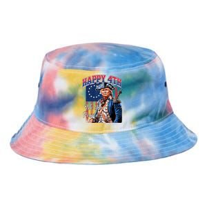 Biden 4th Of July Great Again Patriotic Trump Tie Dye Newport Bucket Hat