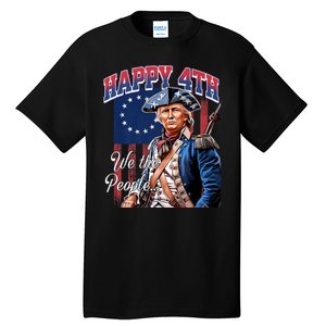 Biden 4th Of July Great Again Patriotic Trump Tall T-Shirt