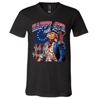 Biden 4th Of July Great Again Patriotic Trump V-Neck T-Shirt