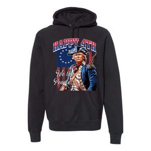 Biden 4th Of July Great Again Patriotic Trump Premium Hoodie