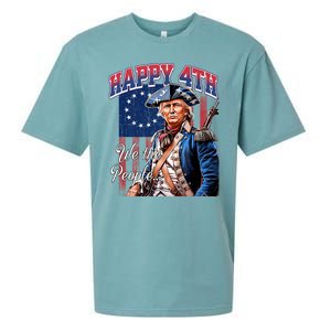 Biden 4th Of July Great Again Patriotic Trump Sueded Cloud Jersey T-Shirt