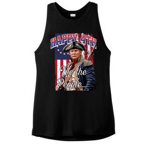 Biden 4th Of July Great Again Patriotic Trump Ladies PosiCharge Tri-Blend Wicking Tank