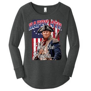 Biden 4th Of July Great Again Patriotic Trump Women's Perfect Tri Tunic Long Sleeve Shirt