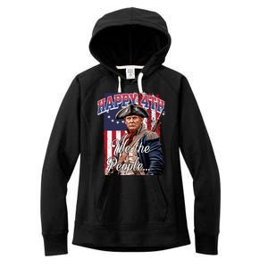 Biden 4th Of July Great Again Patriotic Trump Women's Fleece Hoodie